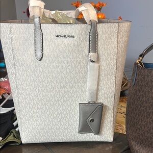 Michael Kors Gray Tote Bag